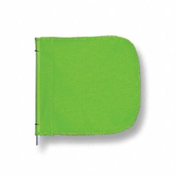 CHECKERS INDUSTRIAL PROD INC Replacement Flag 16x16 In Green, 16D811