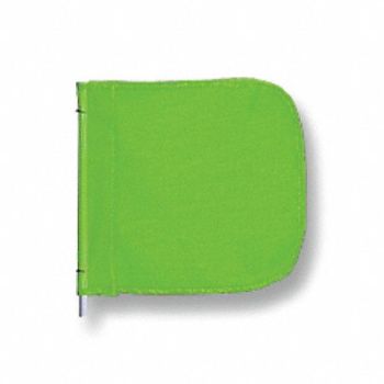 CHECKERS INDUSTRIAL PROD INC Replacement Flag 12x12 In Green, 16D817