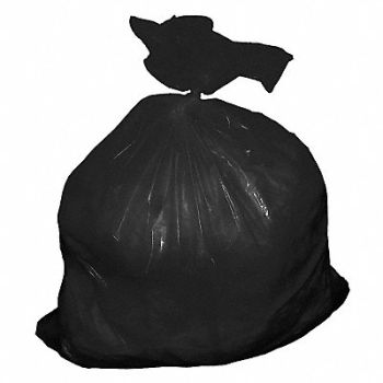 TOUGH GUY Trash Bag 55 gal Black PK50, 52WX94