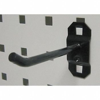 GRAINGER APPROVED G0531 Single Rod Pegboard Hook 3 1/2 in L PK5, 5TPK3