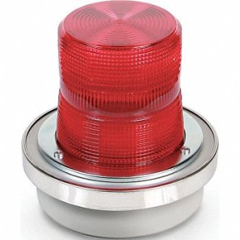 EDWARDS SIGNALING Warning Light 40W Halogen Red 65 FPM, 16G832