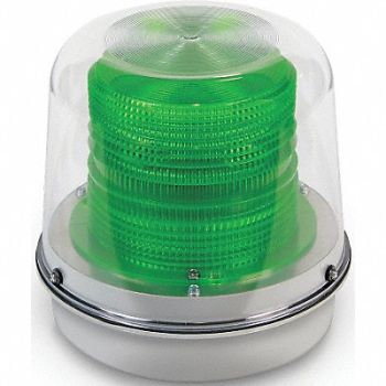 EDWARDS SIGNALING Warning Light Strobe Tube 120VAC Green, 16G520