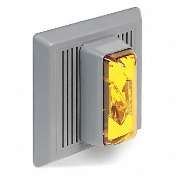 EDWARDS SIGNALING Horn Strobe Amber 24VAC/DC, 16G555