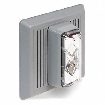 EDWARDS SIGNALING Horn Strobe Clear 24VAC/DC, 16G557