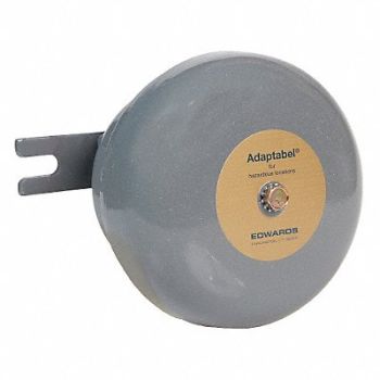 EDWARDS SIGNALING Bell 120VAC 0.041A Gray, 16G583