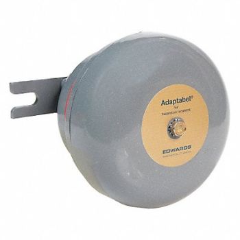 EDWARDS SIGNALING Bell 6VDC 1.52A Gray, 16G584