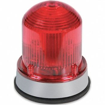EDWARDS SIGNALING Warning Light LED 24VDC Red 65 FPM, 16G615
