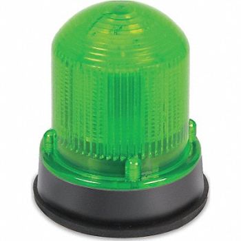 EDWARDS SIGNALING Warning Light LED 24VDC Green 65 FPM, 16G612
