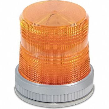 EDWARDS SIGNALING Warning Light LED 24VDC Amber 65 FPM, 16G646