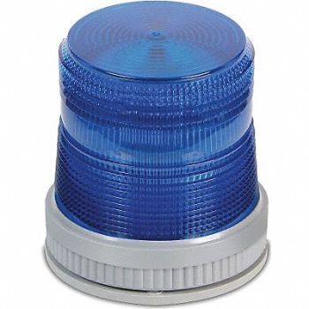 EDWARDS SIGNALING Warning Light LED 24VDC Blue 65 FPM, 16G648