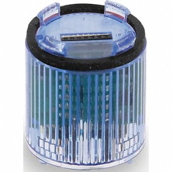EDWARDS SIGNALING Tower Light LED Steady 24VDC 36mm Blu, 16G684