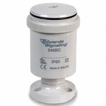 EDWARDS SIGNALING Base for Stacklight 48mm Gray, 16G690