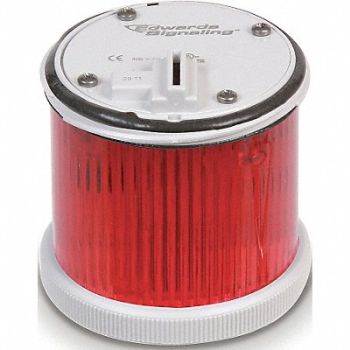 EDWARDS SIGNALING Tower Light LED Steady 24VDC 70mm Rd, 16G783