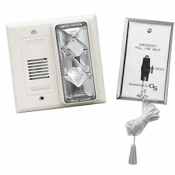 EDWARDS SIGNALING Call for Assistance Kit Buzzer/Strobe, 16G827