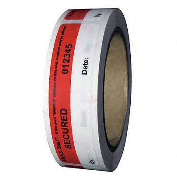NOVAVISION INC Tamper-Evident Tape 1In x 4In PK250, 16G850