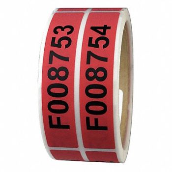 NOVAVISION INC Tamper-Evident Tape 3/4Inx3-7/8In PK250, 16G856