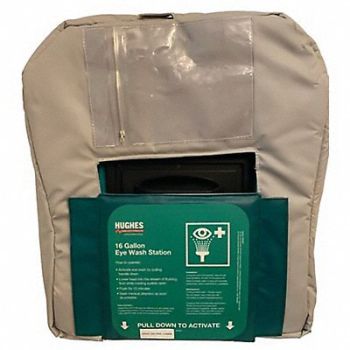 HUGHES SAFETY Eyewash Insulated Jacket 21 H 5 L 26 W, 61HZ61