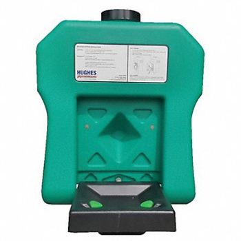 HUGHES SAFETY Eyewash Station Green Portable 16 gal., 61HZ58