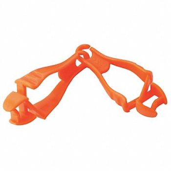 ERGODYNE Glove Clip Hi Vis Orange, 16N694