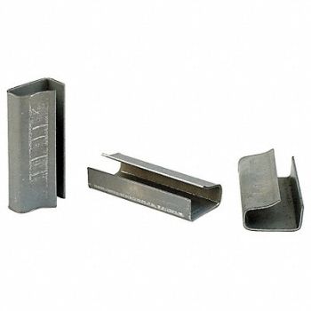 GRAINGER APPROVED Strapping Seal Open Seal RglrDuty PK250, 16P030