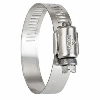 GRAINGER APPROVED Worm Gear Hose Clamp 1/2 W 5 ID PK10, 16P291