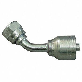 EATON AEROQUIP Crimp Fitting 45 Deg 1-1/4 F BSPP, 16P793