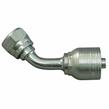 EATON AEROQUIP Crimp Fitting 45 Deg 3/8 ID M20-1.5 F, 16P866