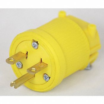 GRAINGER APPROVED Plug 6-15P 15A 250VAC 1 Phase, 16R090