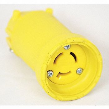 GRAINGER APPROVED Connector 250VAC 15A L6-15R 2P 3W 1PH, 16R095