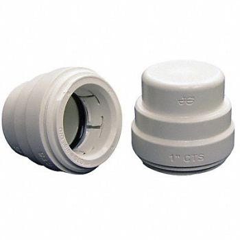 JOHN GUEST Cap 3/4 in CTS White, 16T765