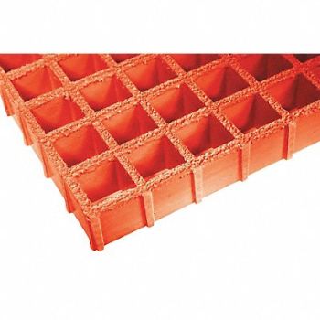 FIBERGRATE Molded Grating Span 6 ft PK2, 16U503