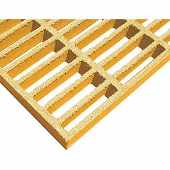 FIBERGRATE Molded Grating Span 4 ft PK2, 16U509