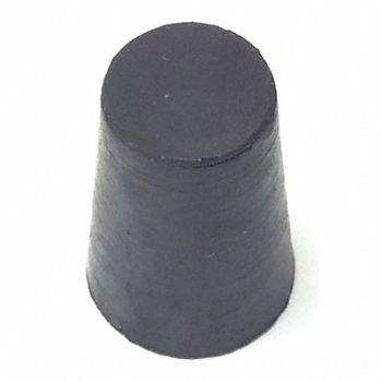 GRAINGER APPROVED Stopper 18mm Rubber Black PK181, 16UC45