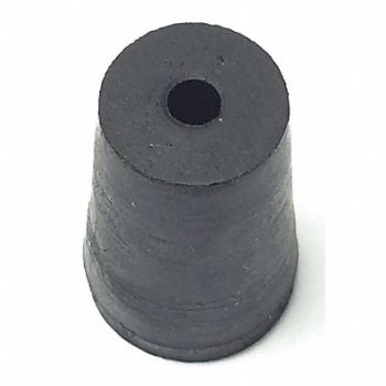 GRAINGER APPROVED Stopper 18mm Rubber Black PK100, 16UC46