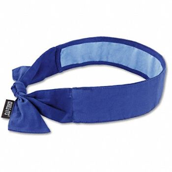 CHILL-ITS BY ERGODYNE Cooling Bandana Blue One Size, 16V833