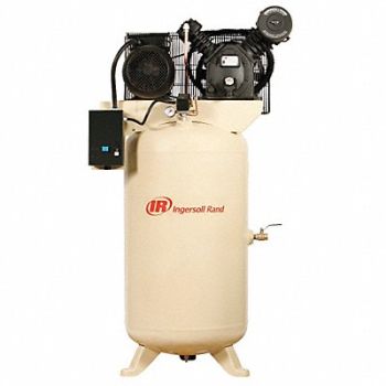 INGERSOLL RAND Electric Air Compressor 7.5 hp 2 Stage, 16V886