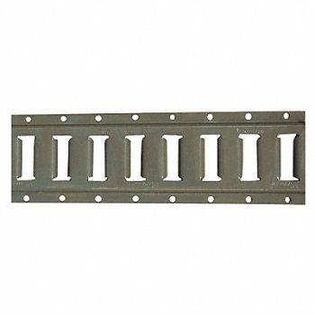 ANCRA Horizontal E-Track Painted Gray Finish, 16V914