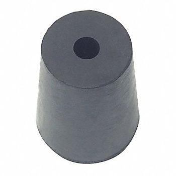 GRAINGER APPROVED Stopper 25mm Rubber Black PK30, 16VC02