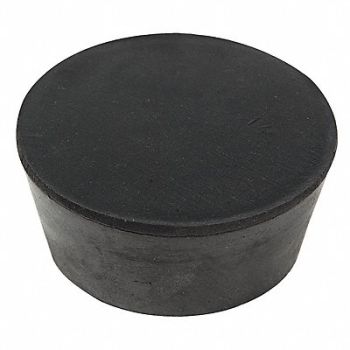 GRAINGER APPROVED Stopper 25mm Rubber Black PK3, 16WC39