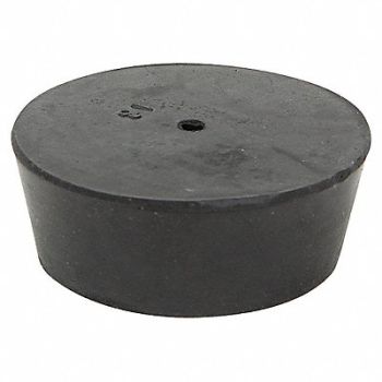 GRAINGER APPROVED Stopper 25mm Rubber Black PK3, 16WC40