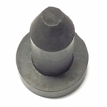 GRAINGER APPROVED Bumper 5/8in. Black Rubber PK25, 16VX02