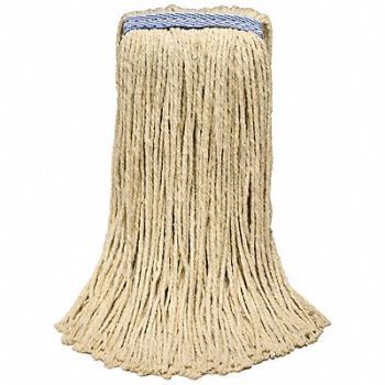 TOUGH GUY Wet Mop Natural Cotton, 16W210