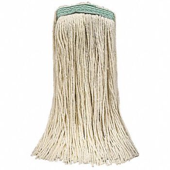 TOUGH GUY Wet Mop Natural Polyester, 16W211