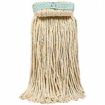 TOUGH GUY Wet Mop Natural Cotton, 16W223