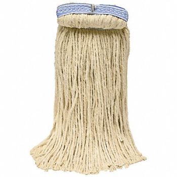 TOUGH GUY Wet Mop Natural Cotton, 16W225