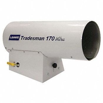 L.B. WHITE Portable Gas Torpedo HeatrNG 550 cfm, 16W281