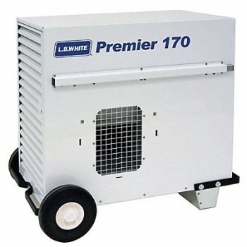 L.B. WHITE Ductble Tent Portable Gas Heater 1200cfm, 16W285