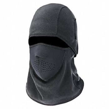 N-FERNO BY ERGODYNE Balaclava Black Fleece/Neoprene Universl, 16W661