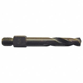 GRAINGER APPROVED Threaded Shank Drill 3/8 Cobalt, 16W803