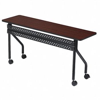 ICEBERG Mobile Table Rectangle Mahogany 60 W, 16W968